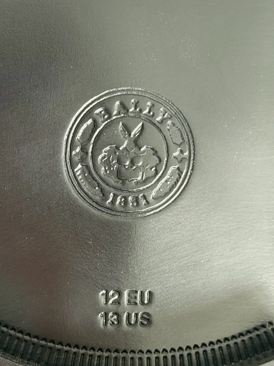 Bally Black Leather Monk Strap Oxfords - Picture 7 of 7